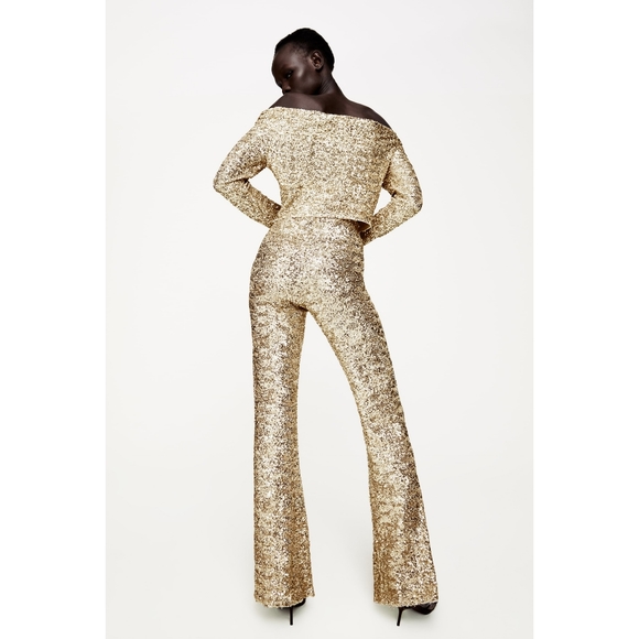 Zara Limited edition sequin flare pants - Picture 7 of 11